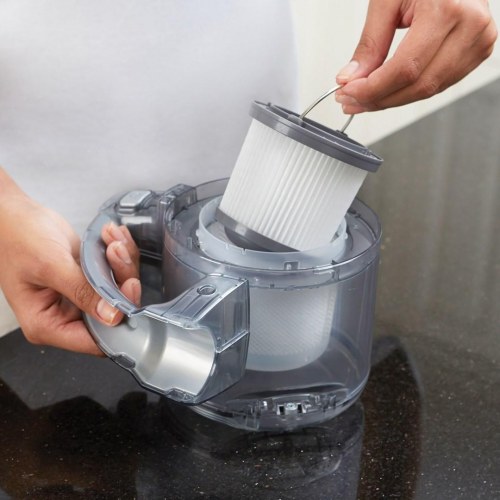 Black & Decker PD1820L-QW håndstøvsuger - krom, poseløs, 18 V