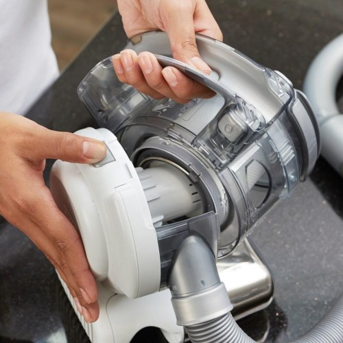 Black & Decker PD1820L-QW håndstøvsuger - krom, poseløs, 18 V
