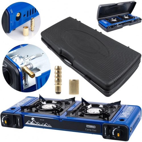 PROMIS KGC200 dobbelt gasblus til camping – bordmodel