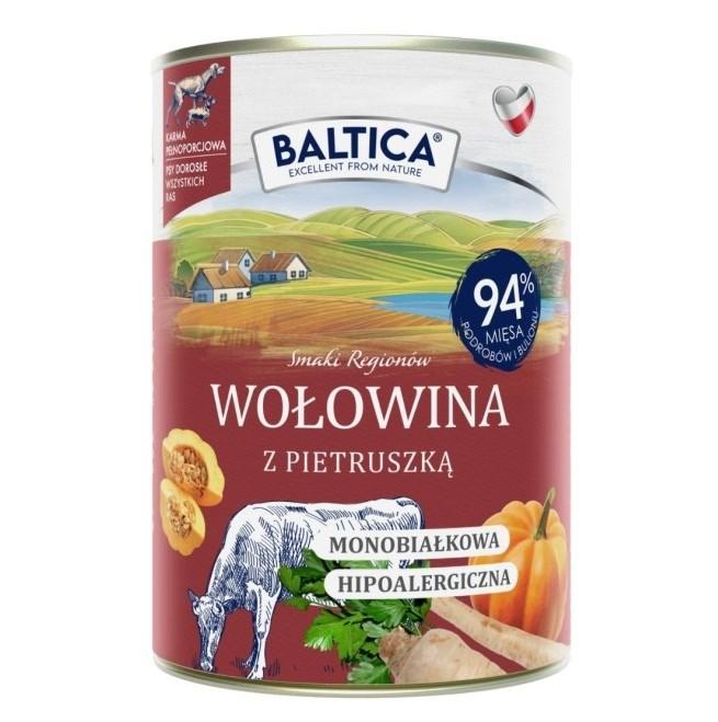 BALTICA Smage af regioner - Oksekød med persille vådfoder til hund - 400 g