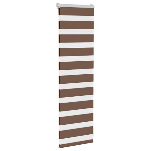 Zebragardin - brun 45×100 cm, stofbredde 40,9 cm, polyester