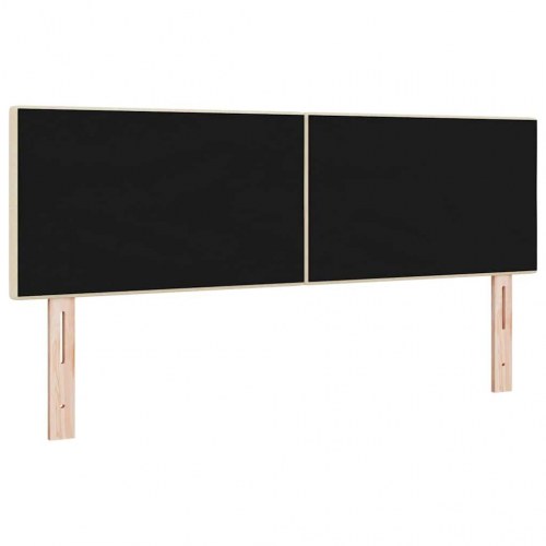 Sengegavl højdejusterbar 160 cm - creme stof