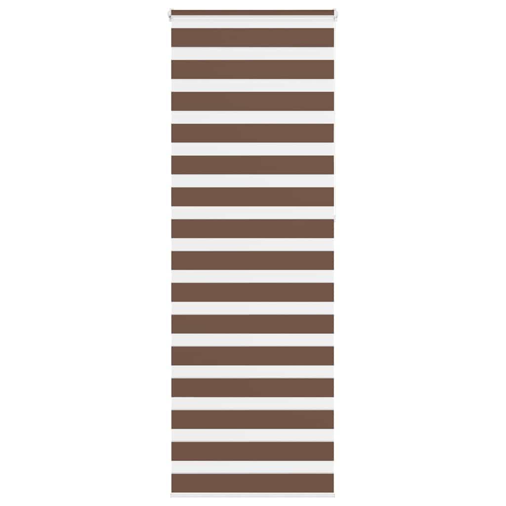 Zebragardin brun 85x230 cm stofbredde 80,9 cm polyester