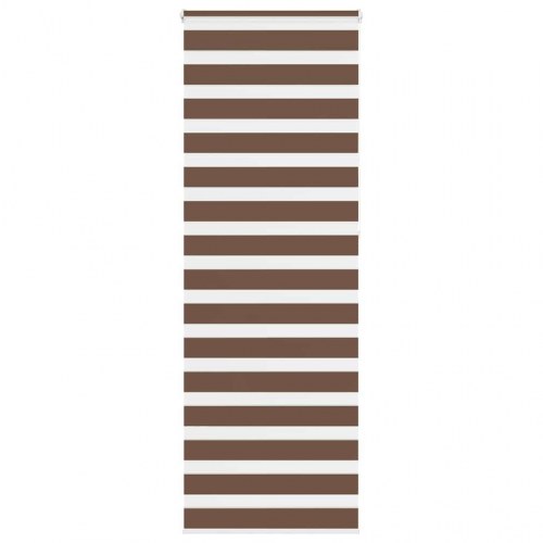 Zebragardin - brun 80×230 cm, stofbredde 75,9 cm, polyester