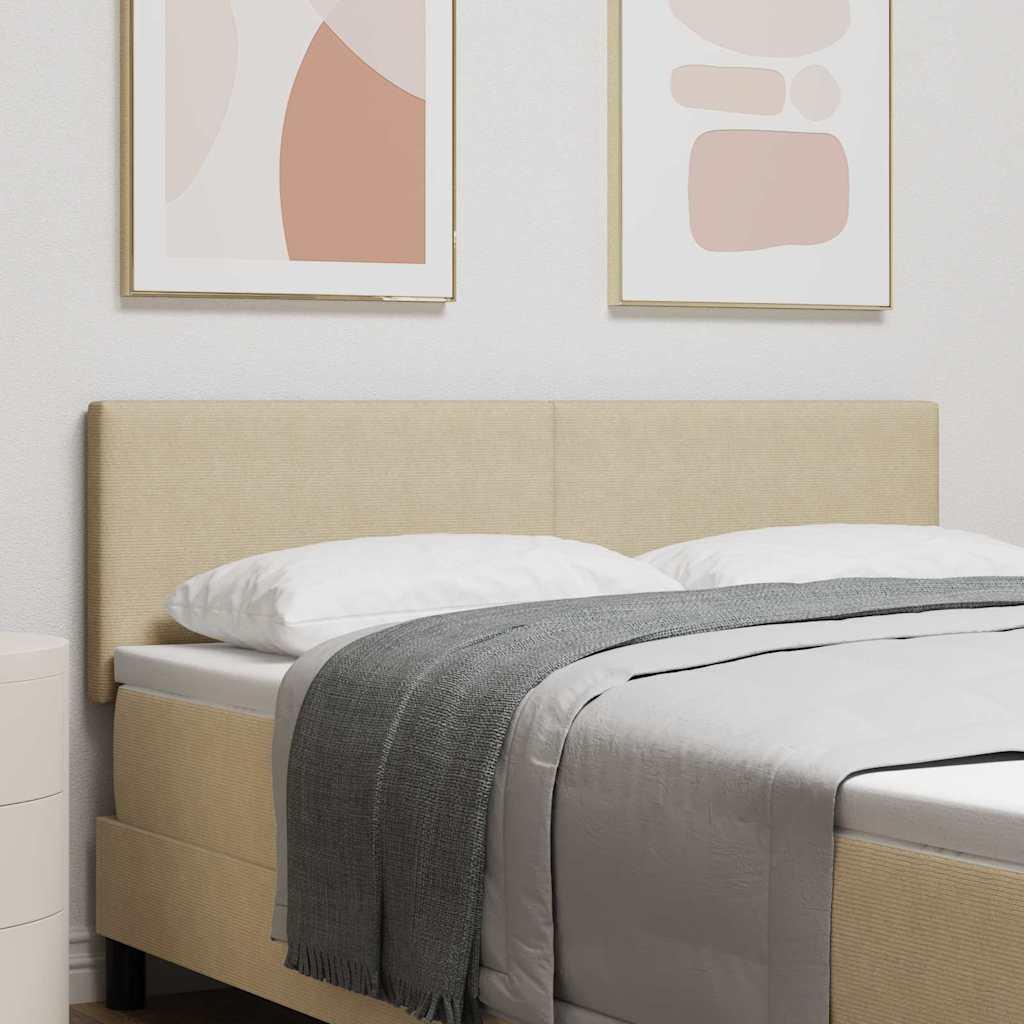 LED sengegavl med RGB-lys - grågrøn velour, 160 cm