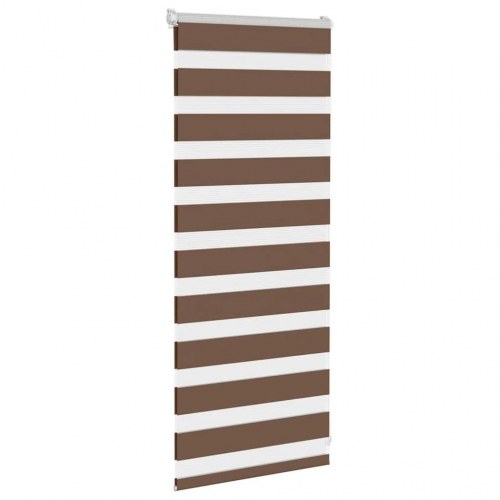 Zebragardin - brun 65×100 cm, stofbredde 60,9 cm, polyester