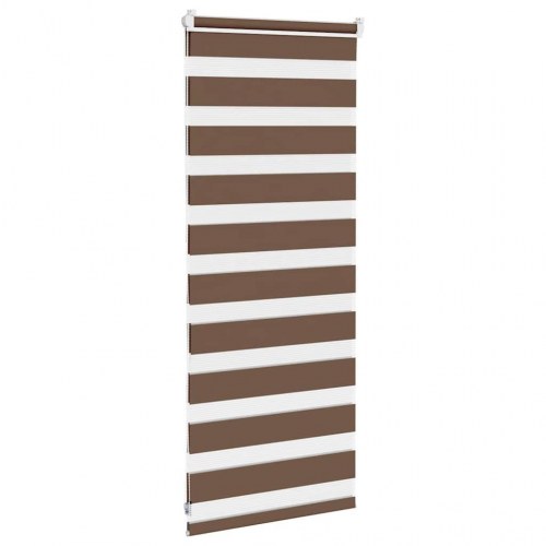 Zebragardin - brun 55×100 cm, stofbredde 50,9 cm, polyester