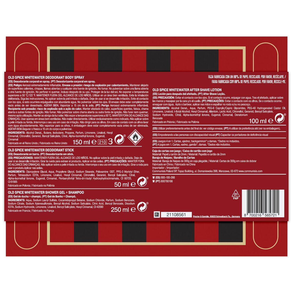 Old Spice Whitewater shower gel - gavesæt med 4 dele