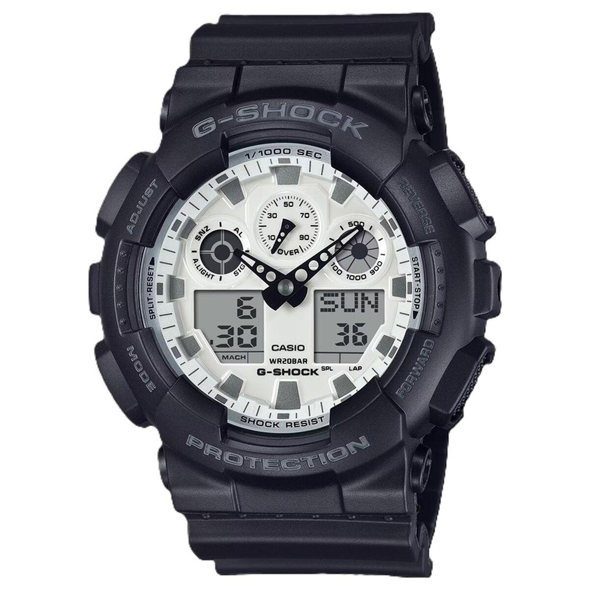 Casio G-Shock GA-100WD-1AER herreur - analog/digital sportsur til mænd
