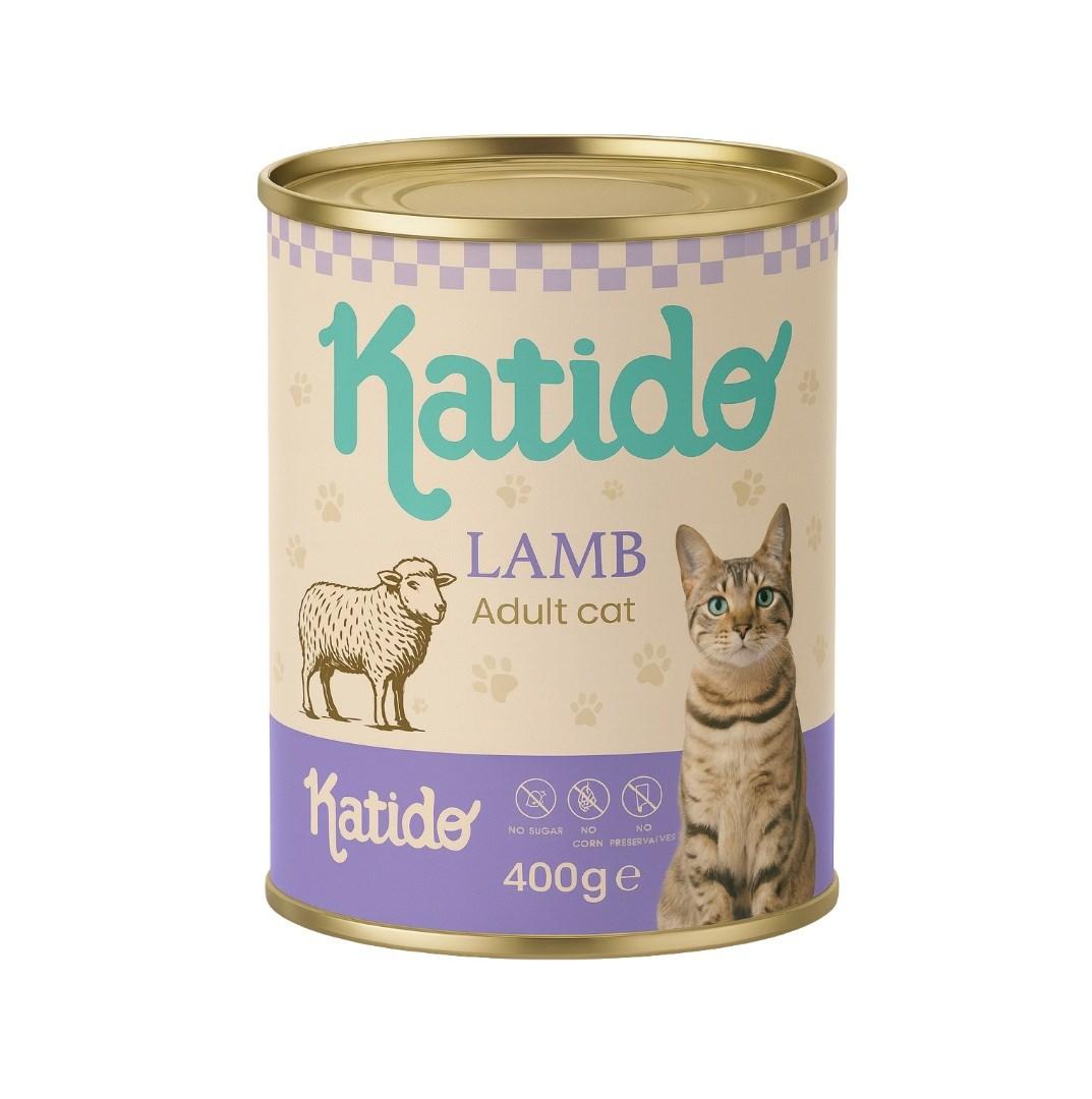 Katido vådfoder til kat – Lam, 400 g