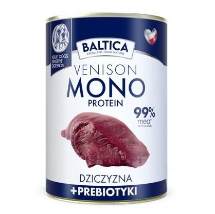 BALTICA Monoprotein vådfoder til hund – Vildt med præbiotika, 400 g