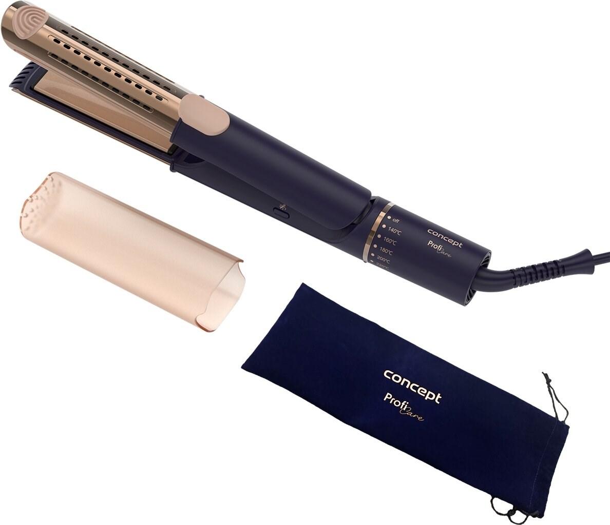 CONCEPT VZ8100 ProfiCare glattejern - blå/guld, titaniumbelægning