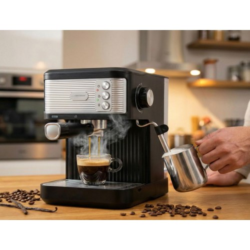 Esperanza EKC011 espressomaskine – 1,8 l, 20 bar, sort