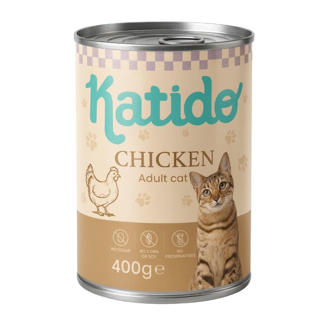 Whiskas Katido vådfoder til kat med kylling 400 g