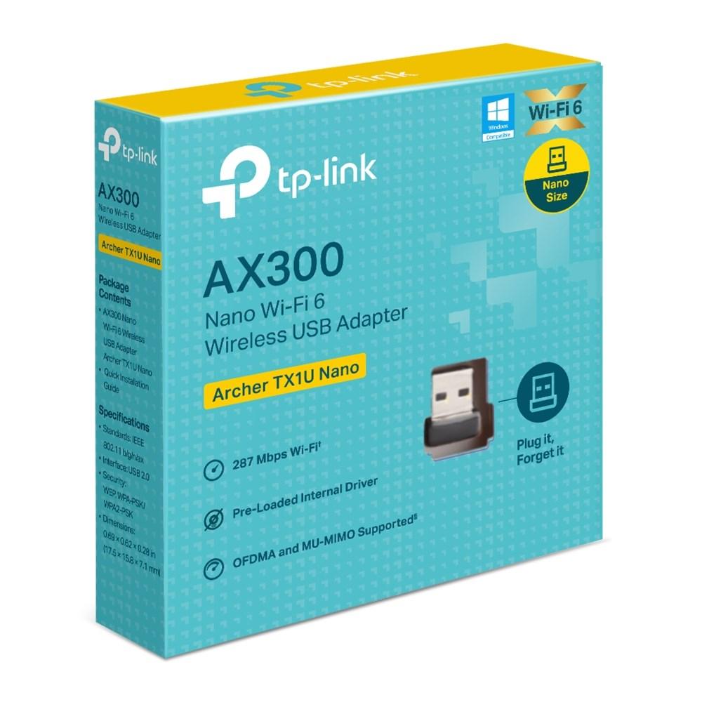 TP-Link Archer TX1U Nano AX300 trådløs USB netværksadapter