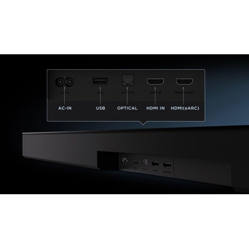 TCL Q75H 5.1.2 soundbar med Dolby Atmos, Ray·Danz og trådløs subwoofer
