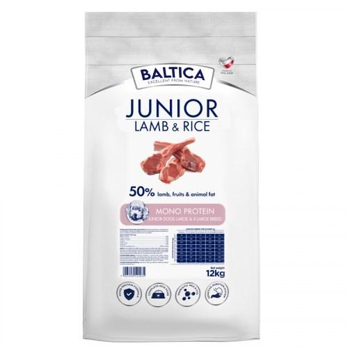 BALTICA Nutraceutic Junior monoprotein lam & ris – tørfoder til hund – 12 kg