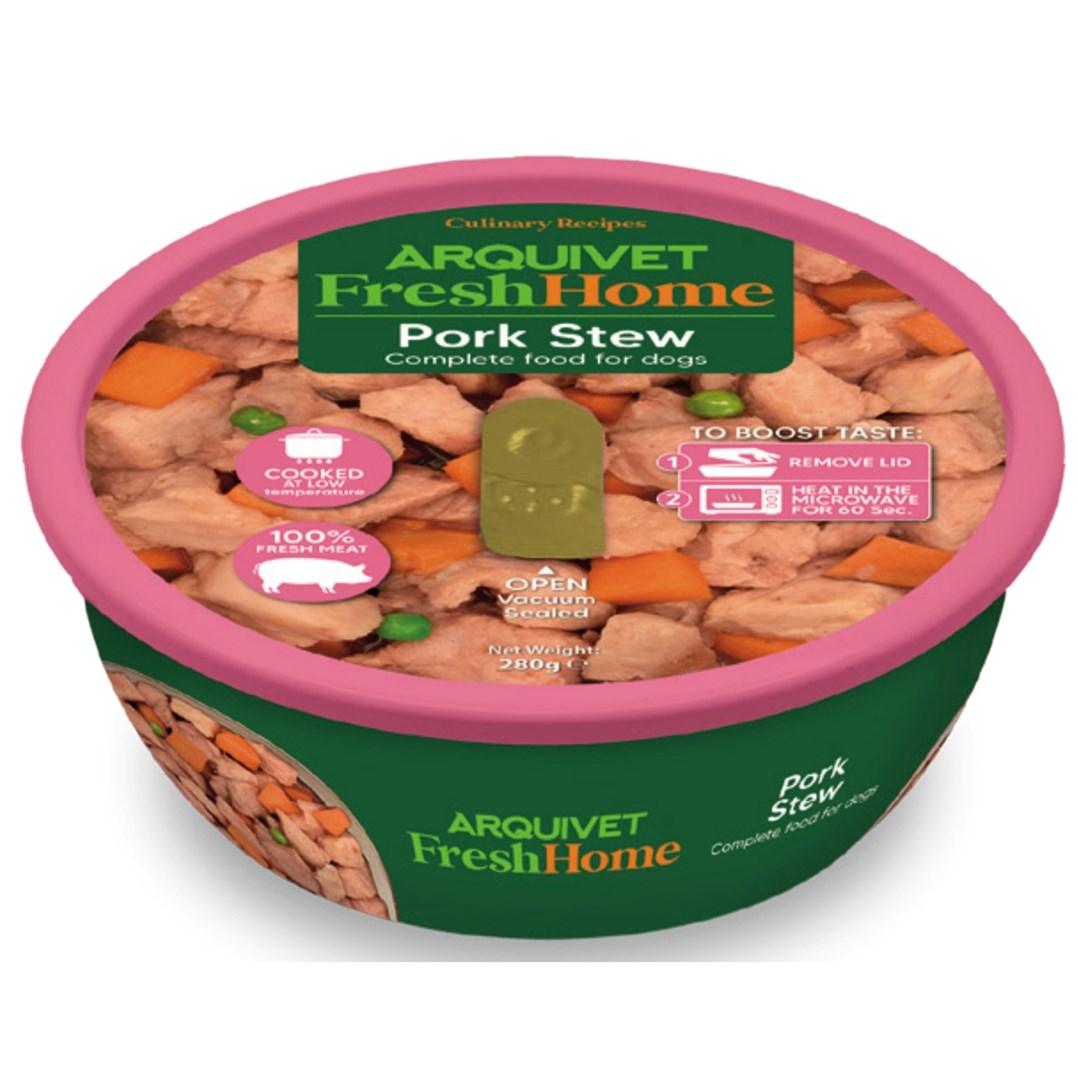 ARQUIVET Fresh Home svinestuvning – vådfoder til hund – 280 g