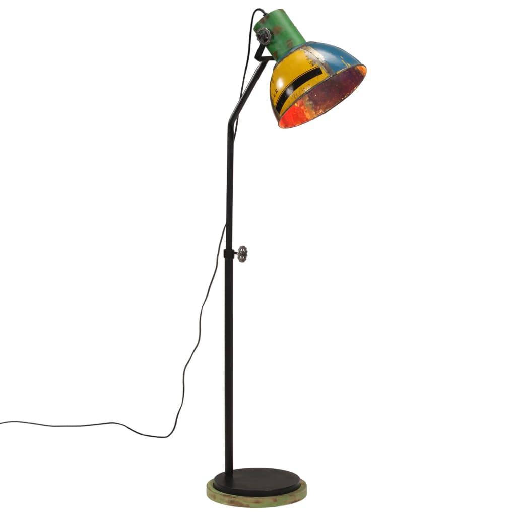 Gulvlampe i industriel stil 30 x 30 x 100-150 cm E27 flerfarvet