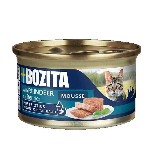 BOZITA Mousse med rensdyr - vådfoder til kat, 85 g