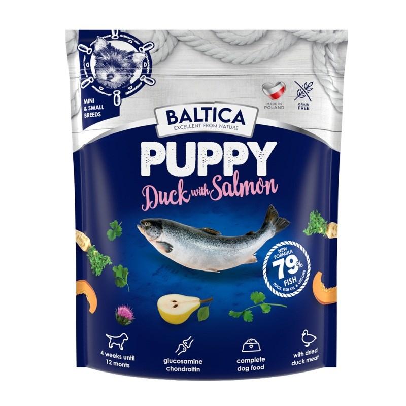BALTICA Puppy and med laks – tørfoder til små hunderacer 1 kg
