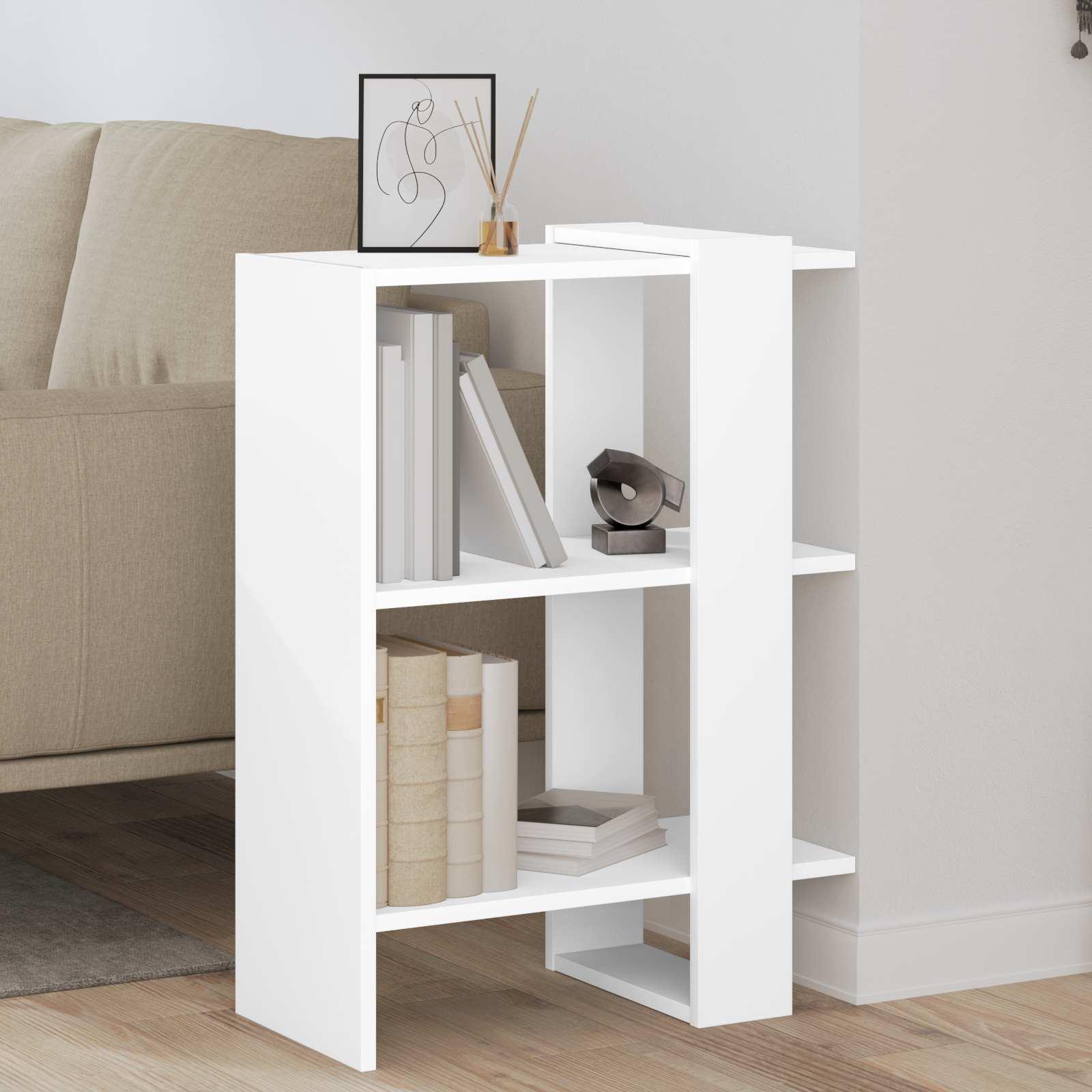 Bogreol Hvid 52 x 25 x 71,5 cm Konstrueret træ