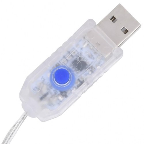 Flyvende rensdyr juledekoration 120 lysdioder kold hvid