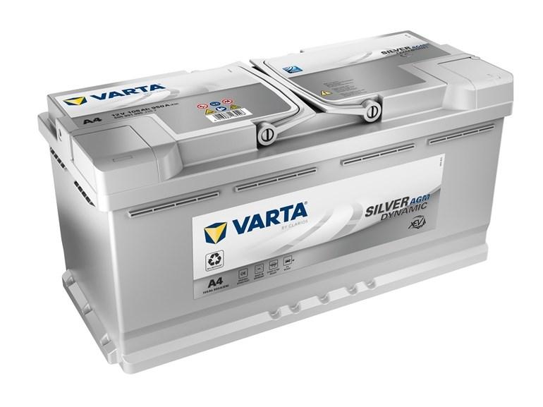 VARTA Silver Dynamic AGM bilbatteri 12V 105Ah/950A - Start/Stop