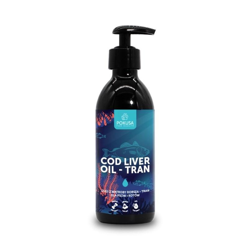 POKUSA Tran af torskelever til hunde og katte – 250 ml