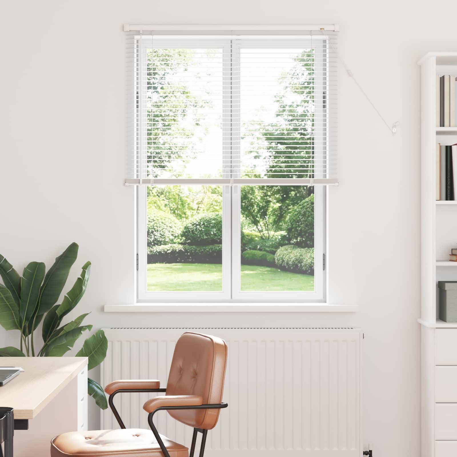 Persienner Indstillelig Hvid 150 x 80 cm PVC