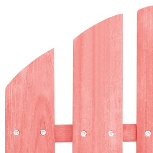 2-personers Adirondack-havestol massivt grantræ pink