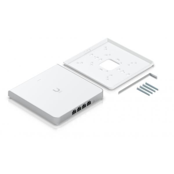 Ubiquiti UniFi U6 Enterprise In‑Wall access point - Wi‑Fi 6/6E, hvid