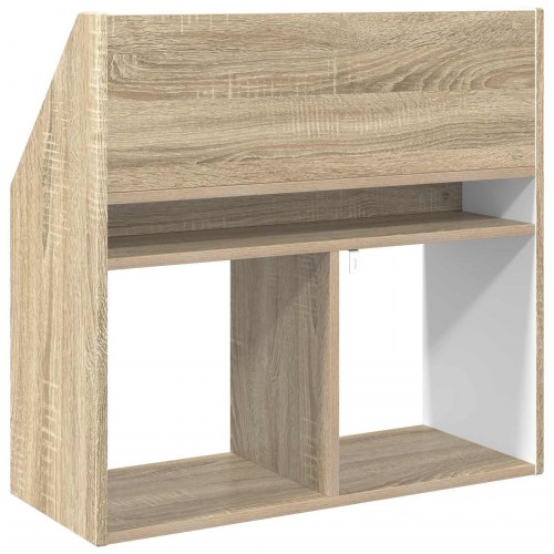 Børnebogreol i sonoma eg - 72,5 x 29,5 x 69 cm