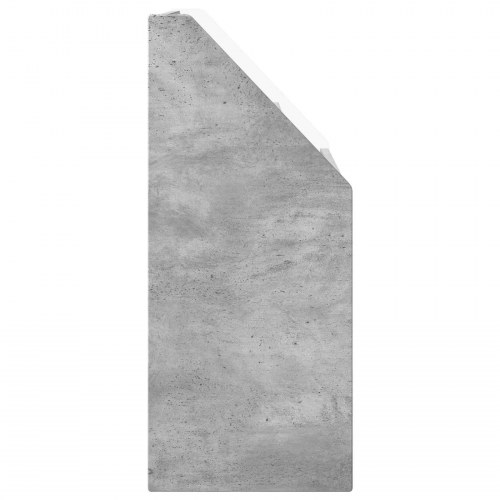 Børnebogreol i konstrueret træ - beton grå, 72,5 x 29,5 x 69 cm