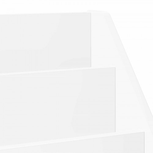 Børnebogreol Hvid 72,5 x 29,5 x 69 cm Konstrueret træ