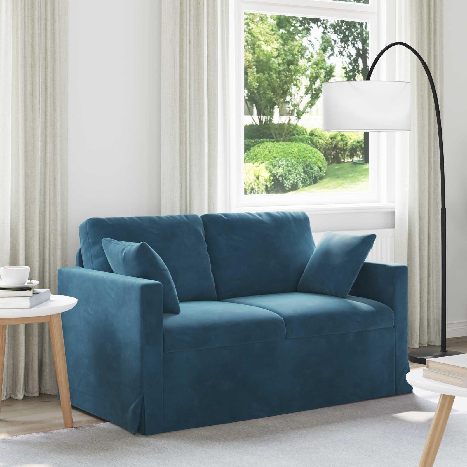 Sofa Blå Samlede dimensioner: 138 x 78 x 80 cm (B x D x H)