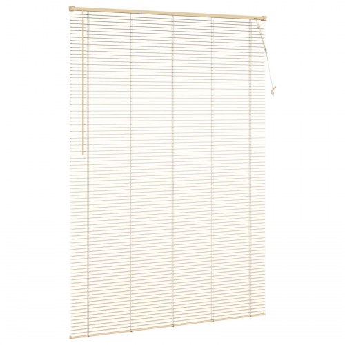 Persienner Indstillelig Lys Brun med Mønster 213 x 130 cm PVC