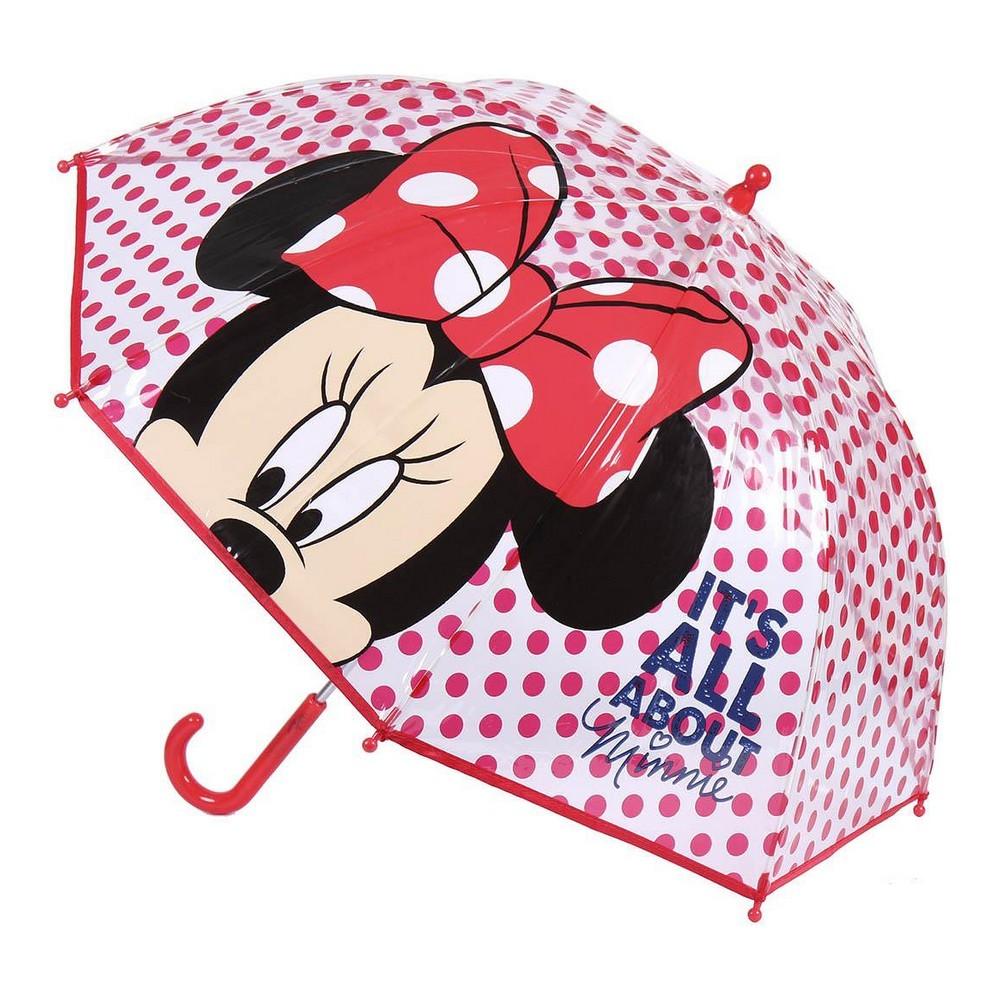 Paraply Minnie Mouse Rød (Ø 71 cm)