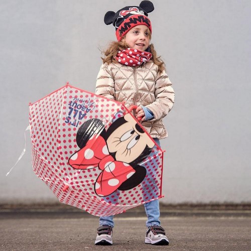 Paraply Minnie Mouse Rød (Ø 71 cm) - børneparaply