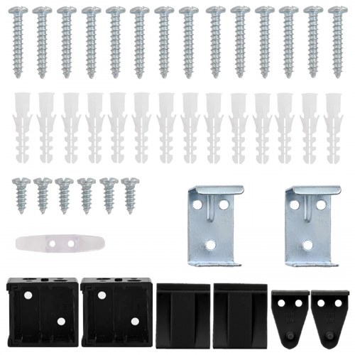 Persienner Indstillelig Sort 213 x 160 cm PVC