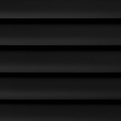 Persienne i PVC - sort 213 × 150 cm, 25 mm lameller