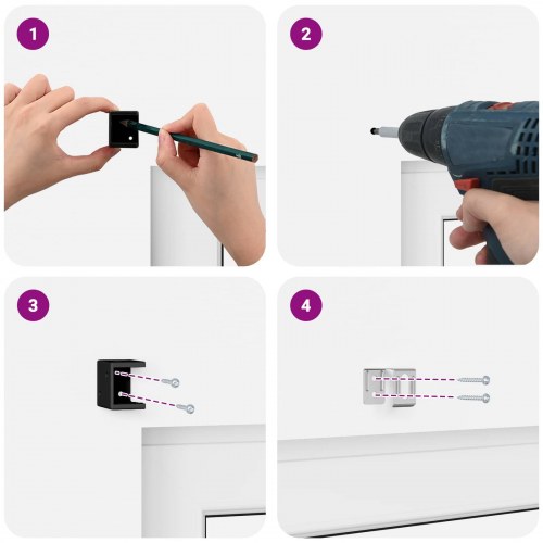 Persienner Indstillelig Sort 213 x 100 cm PVC