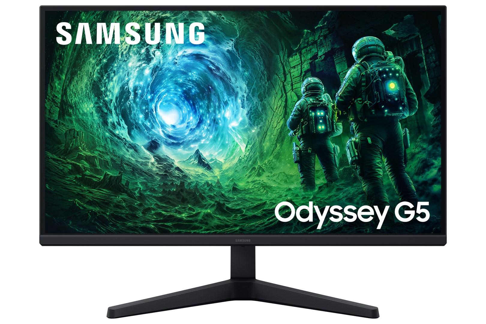 Samsung Odyssey G5 G53F 27" gaming-skærm - QHD 2560 × 1440, IPS, 200 Hz, sort billede
