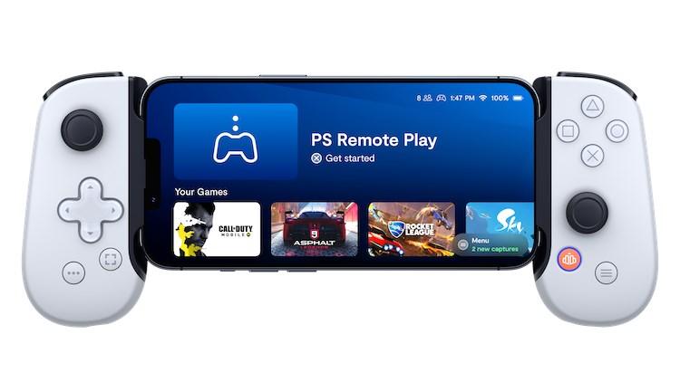 Backbone One – PlayStation Edition til iPhone (Lightning) – hvid gamepad til iOS, PC og PlayStation Remote Play