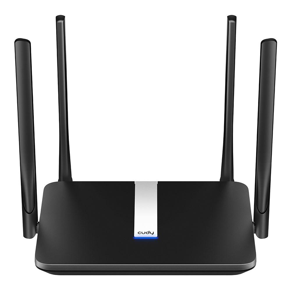 Cudy LT500 4G dual-band Wi‑Fi router - Fast Ethernet, sort billede