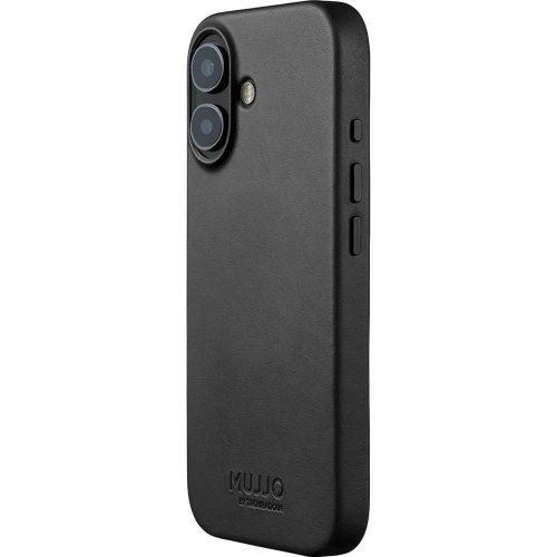 MUJJO Full Leather Case med MagSafe til iPhone 17 - Sort