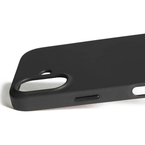 MUJJO Full Leather Case med MagSafe til iPhone 17 - Sort