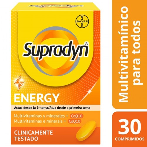 Supradyn Energy - multivitamin tabletter, 30 stk.