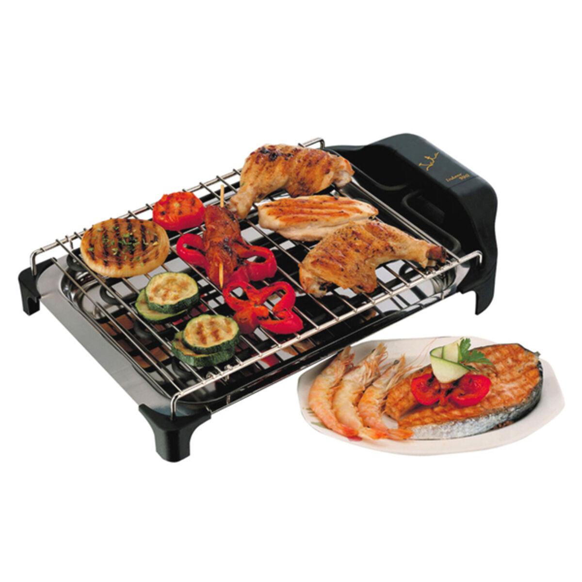 JATA BQ101 elektrisk grill 2400 W - bordgrill i rustfrit stål