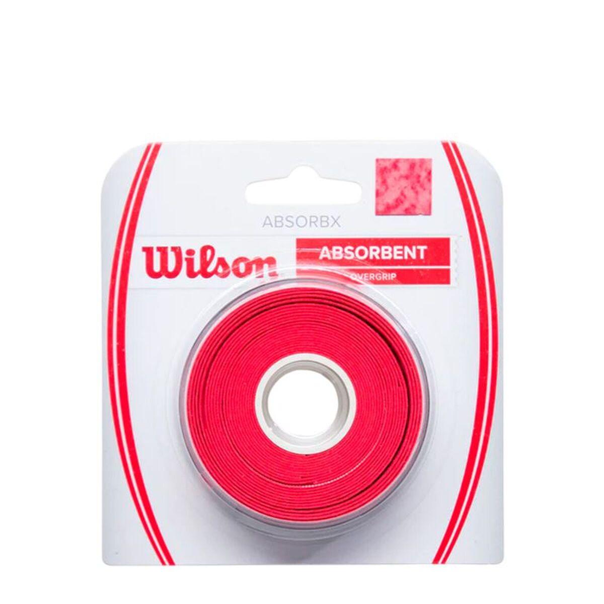 Wilson Absorbx overgrip til tennis - rød